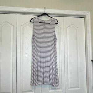 Old Navy Striped Sleeveless Swing Dress
